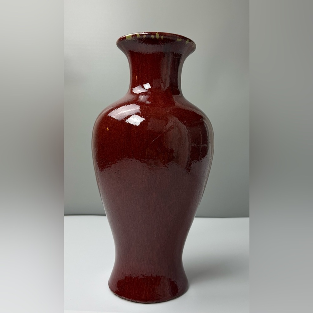 Vintage Clay Brown Glazed porcelain Vase Price Is Firm